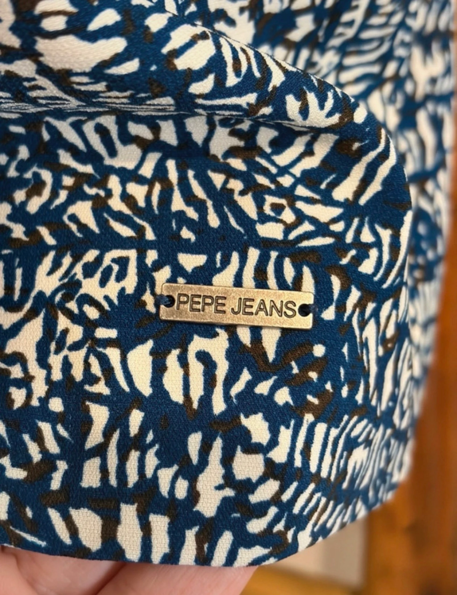 Vestido azul Pepe Jeans tamanho 34 – photo 2